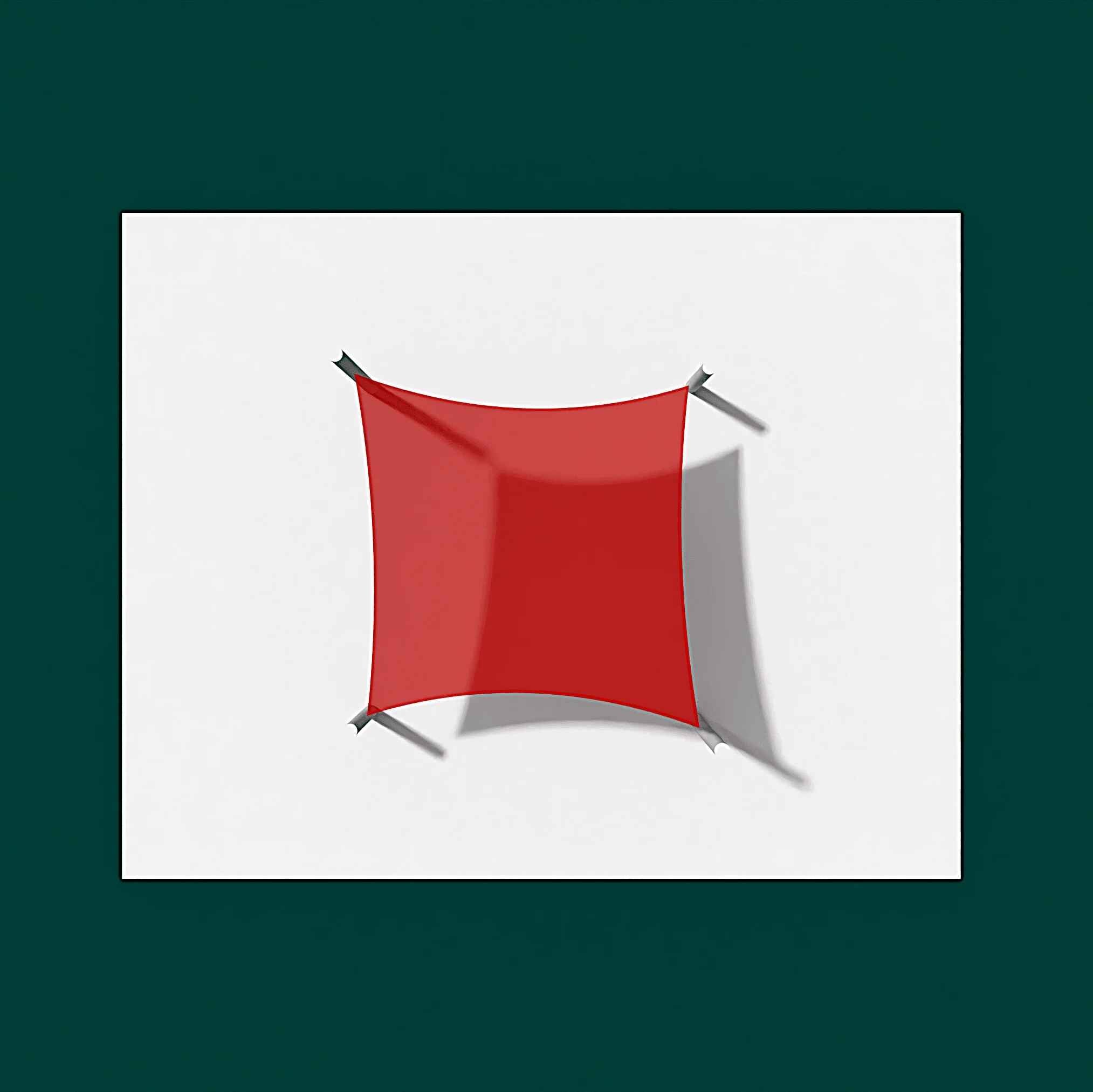 Heavy-Duty Square Shade Sail For Outdoor Use In Australia