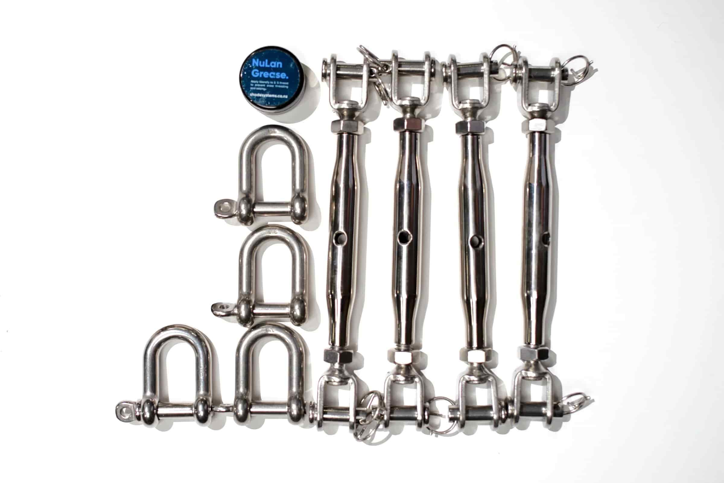 Hardware Pack of 4 SS Corner Sail in Australia