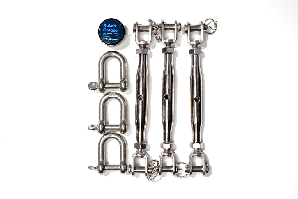 Hardware Pack - 3 Corner Sail