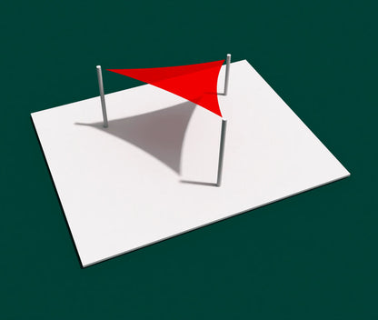 Modern Equilateral Triangle Shade Sail For Patios In Australia