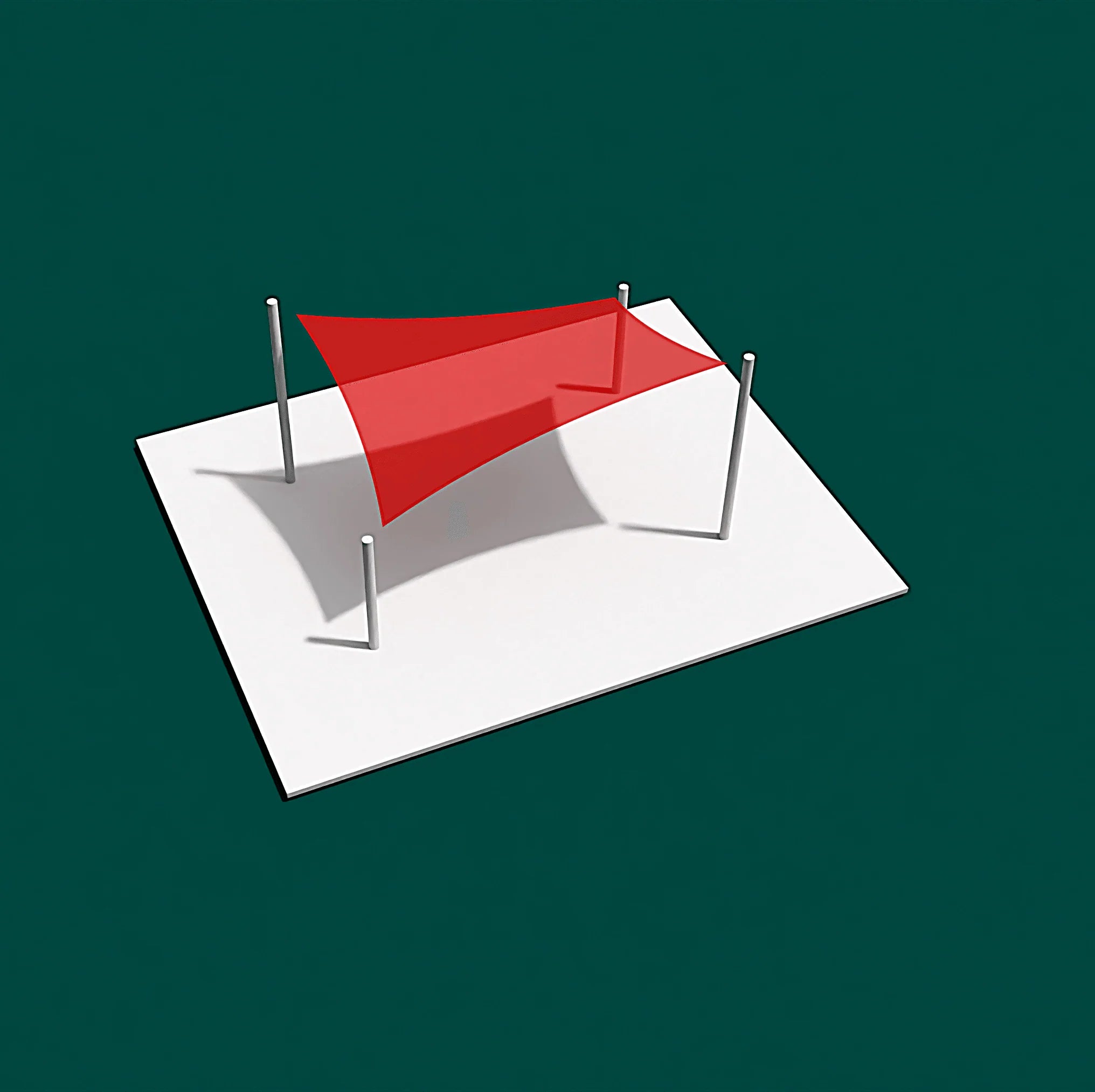 Premium Fabric Rectangular Shade Sail in Australia